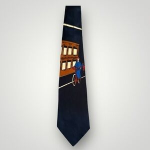 GINO POMPEII VINTAGE ART TO WEAR HAND MADE IN ITALY RIVIERA TIE